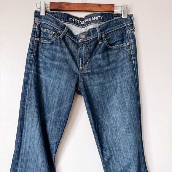 Citizens of Humanity Kelly Low Rise Bootcut Dark Wash Size 29 - Picture 3 of 9
